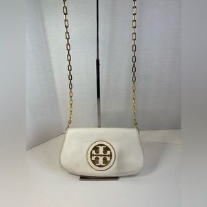 Tory Burch Ivory/Gold Crossbody